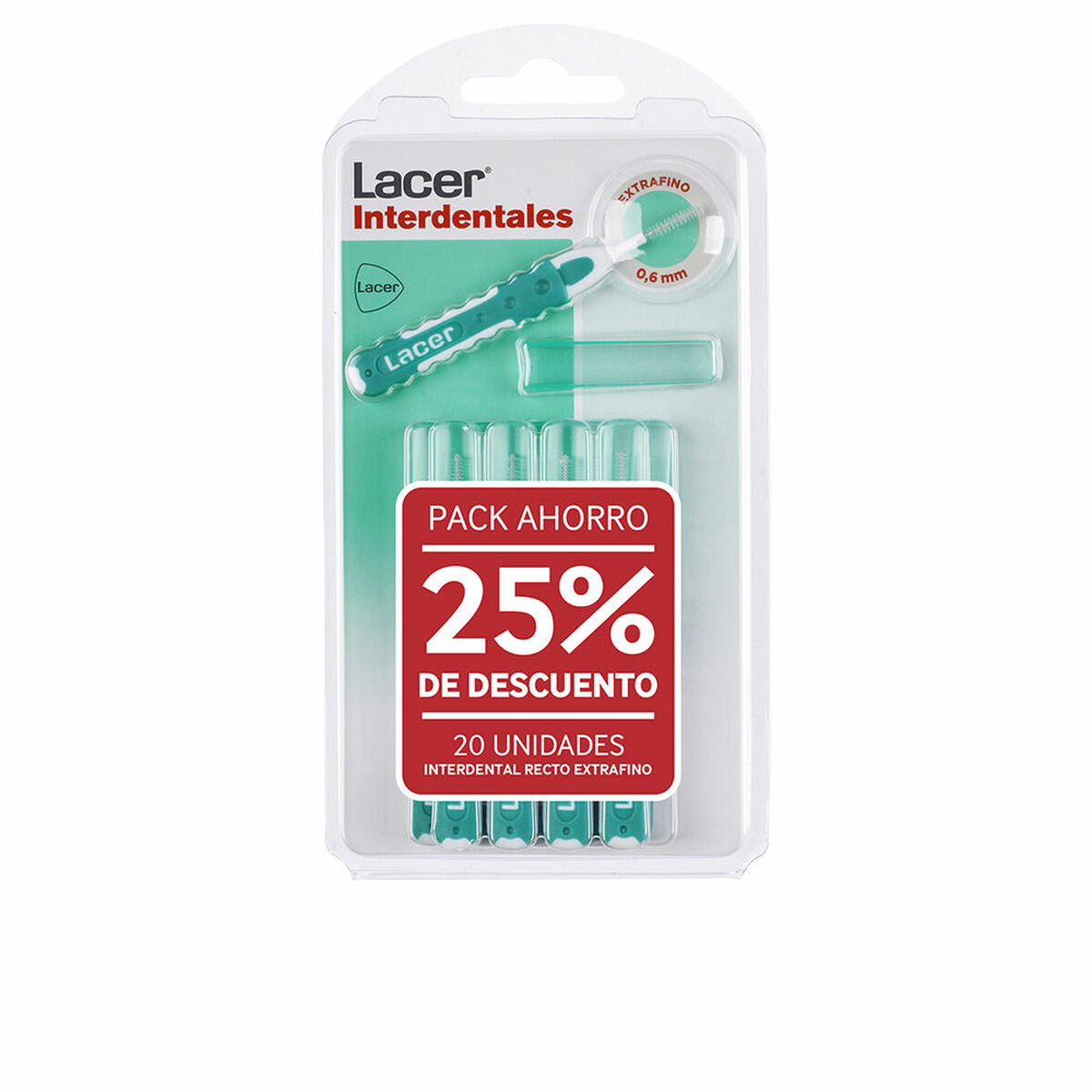 Interdental Toothbrush Lacer ANGULAR EXTRAFINO 2x 10 Units -  Health and personal care, Oral care -  Lacer.