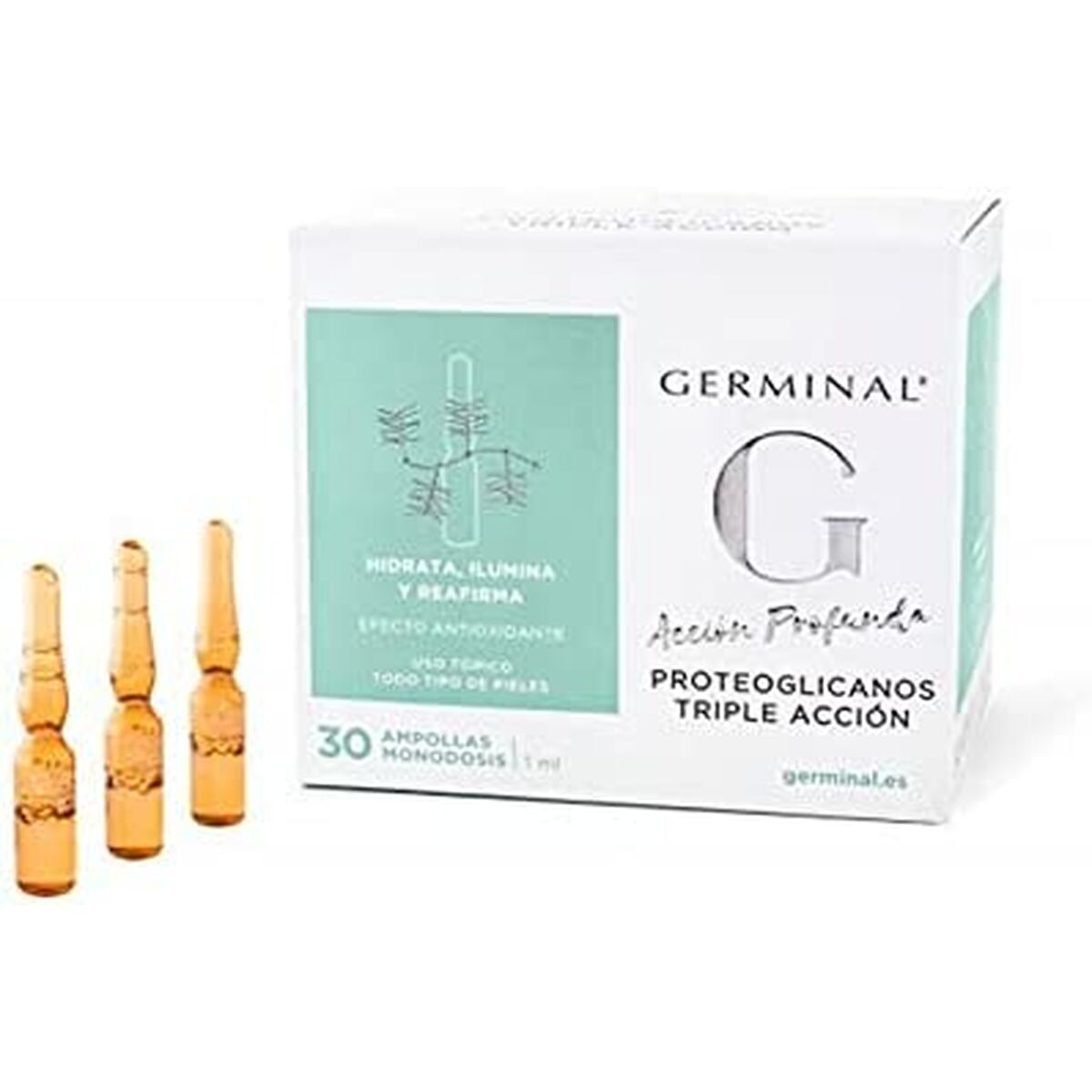 Anti-Ageing Treatment for Face and Neck Germinal Acción Profunda Proteoglicanos 30 x 1 ml -  Beauty, Skin care -  Germinal.