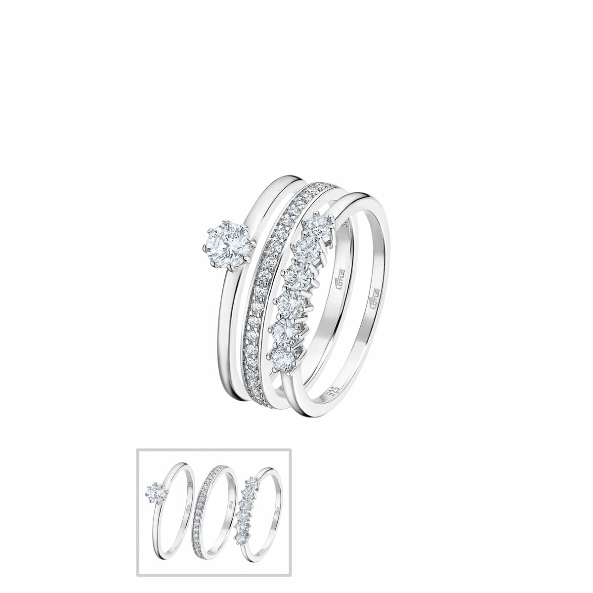 Ladies' Ring Lotus LP3510-3/114 -  Jewellery, Women -  Lotus.