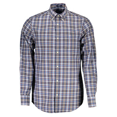 Gant Blue Cotton Shirt -   -  Gant.