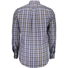 Gant Blue Cotton Shirt -   -  Gant.
