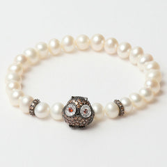 Ladies' Bracelet Lancaster JLA-BR-OWL-4-WH 16 mm -  Jewellery, Women -  Lancaster.