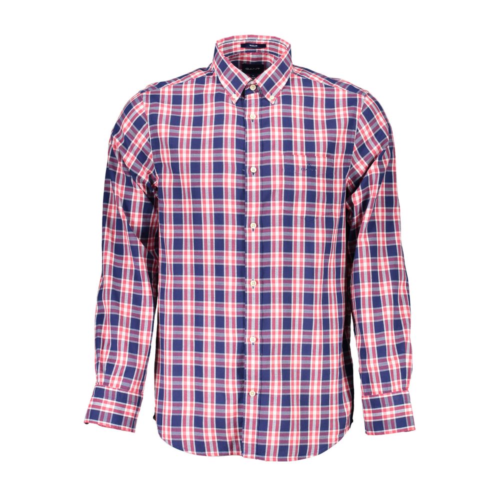 Gant Blue Cotton Shirt -   -  Gant.