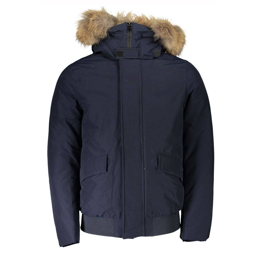 Woolrich Blue Cotton Jacket -   -  Woolrich.