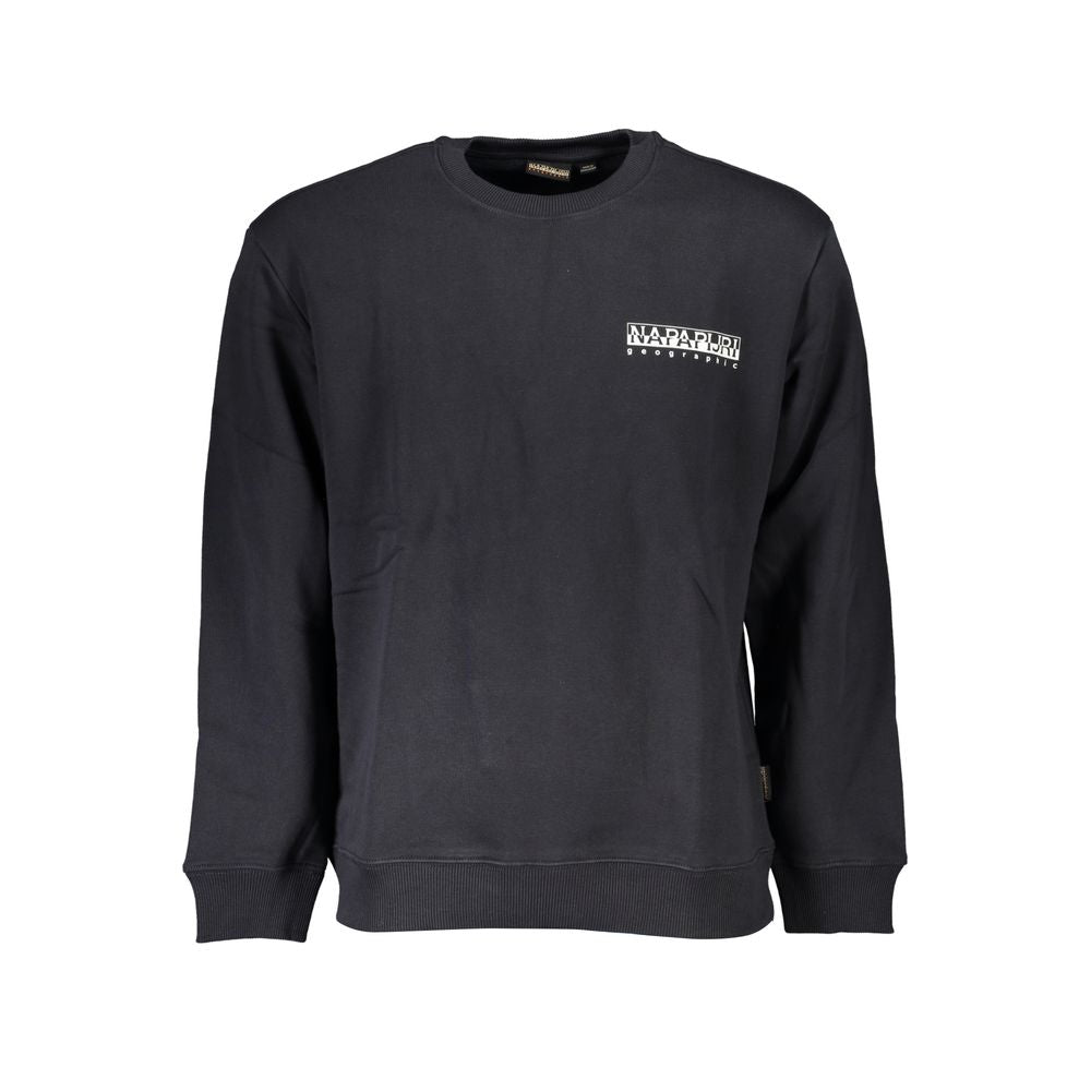 Napapijri Black Cotton Sweater -   -  Napapijri.