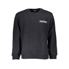 Napapijri Black Cotton Sweater -   -  Napapijri.