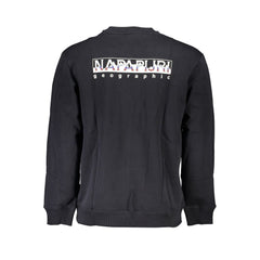 Napapijri Black Cotton Sweater -   -  Napapijri.