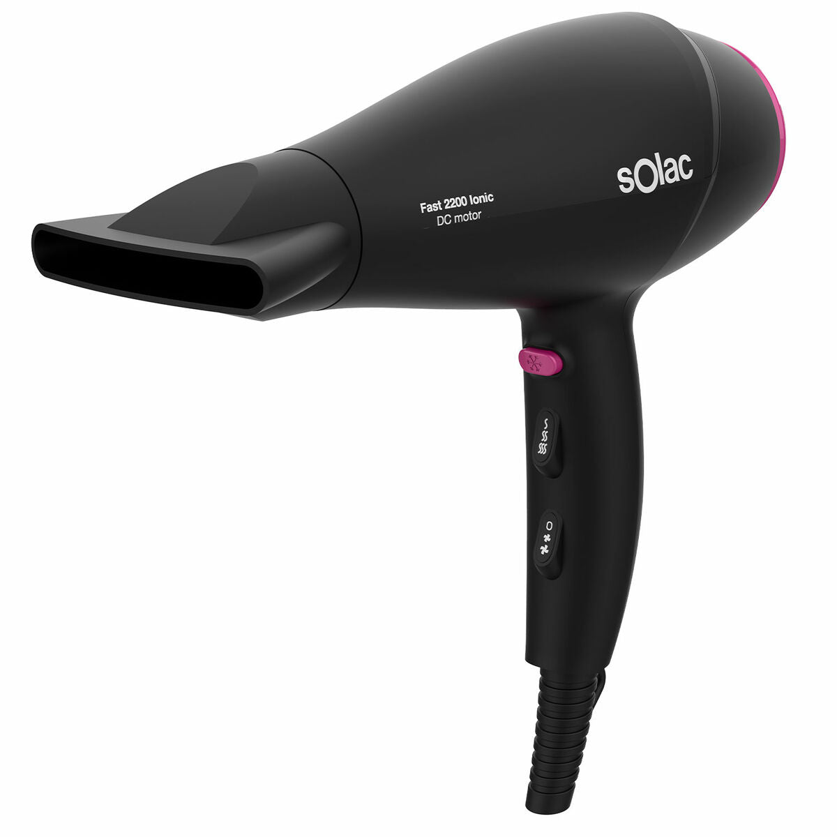 Hairdryer Solac SH7083 2200 W Black -  Beauty, Hair care -  Solac.