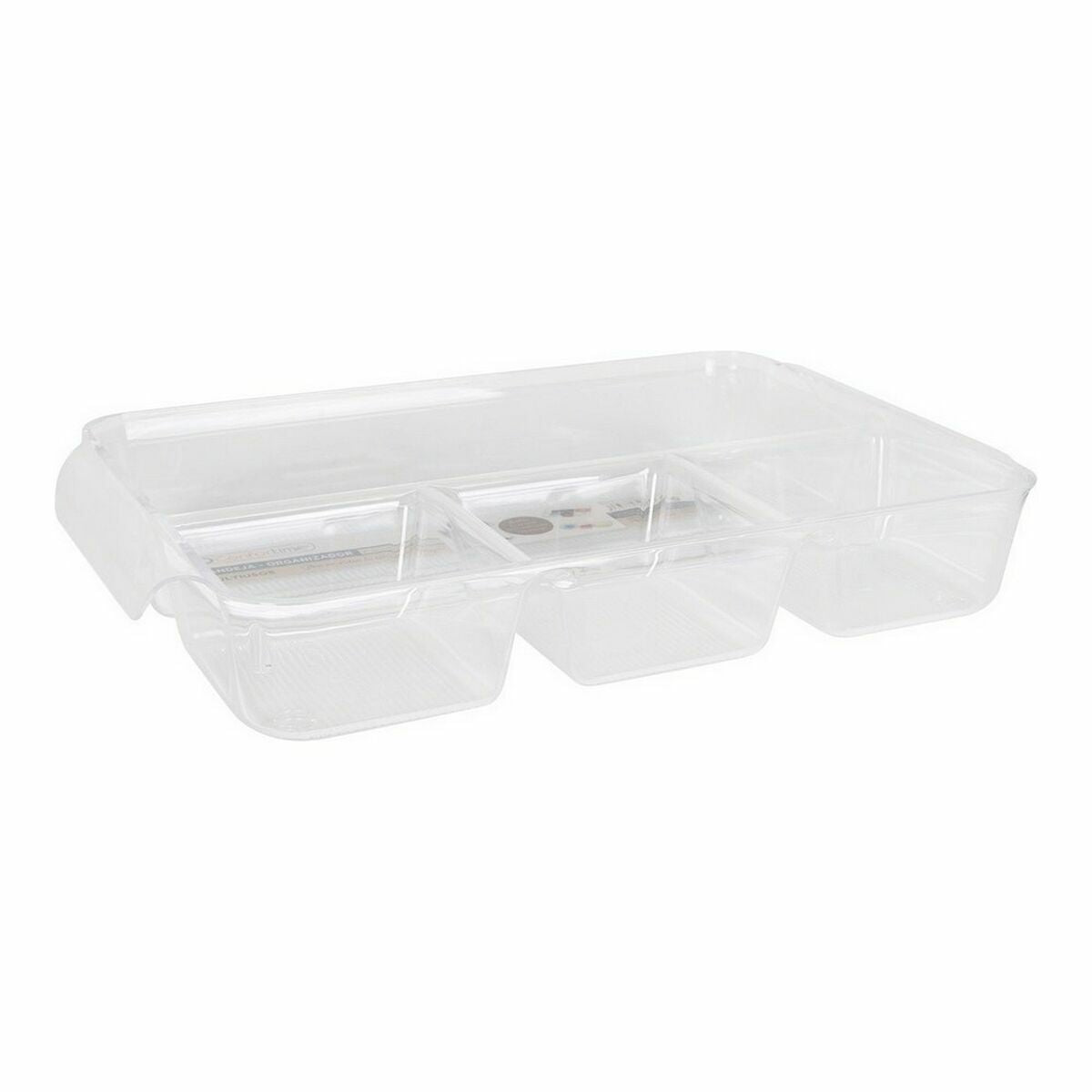 Multi-Purpose Organiser Confortime Transparent 37,5 x 23,5 x 5, cm (12 Units) -  Home and cooking, Bath -  Confortime.