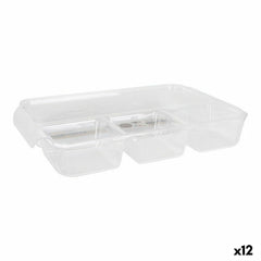 Multi-Purpose Organiser Confortime Transparent 37,5 x 23,5 x 5, cm (12 Units) -  Home and cooking, Bath -  Confortime.