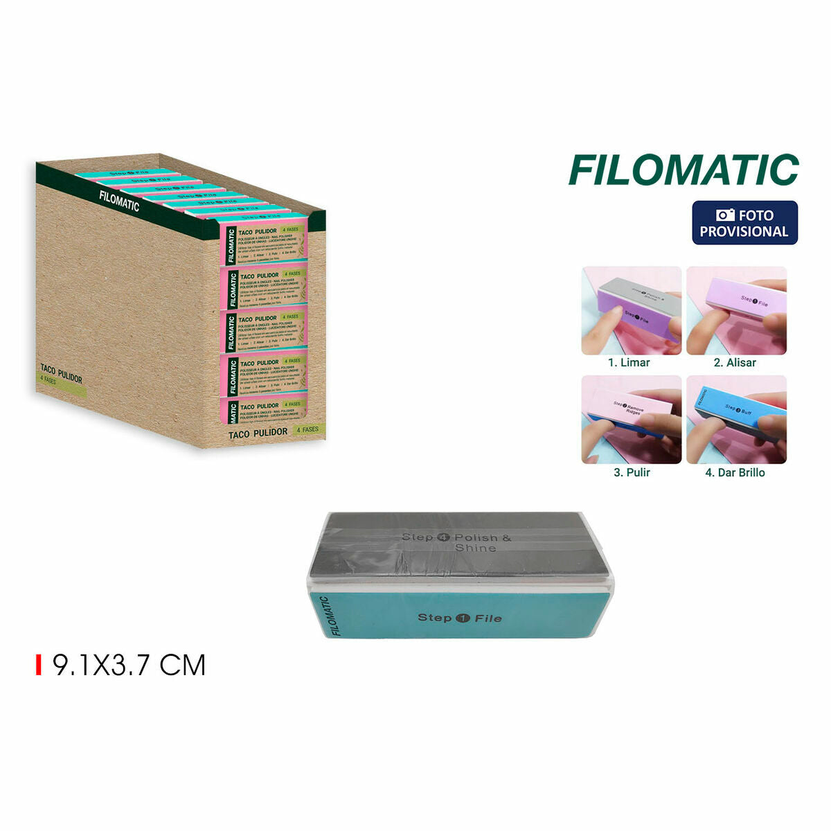 Nail file Filomatic Multifunction (24 Units) -  Beauty, Manicure and pedicure -  Filomatic.
