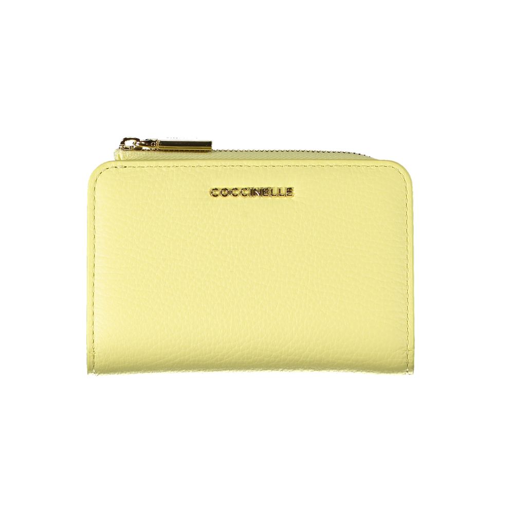 Coccinelle Yellow Leather Wallet -   -  Coccinelle.