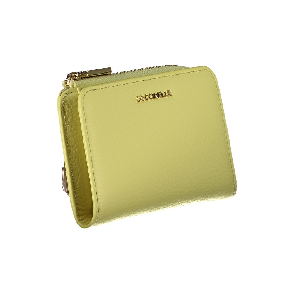 Coccinelle Yellow Leather Wallet -   -  Coccinelle.