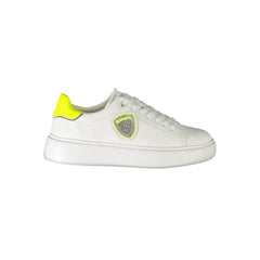 Blauer White Polyester Sneaker -   -  Blauer.