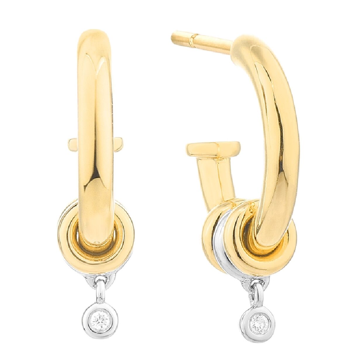Ladies' Earrings Secrecy E8233CDAWW190 Sterling silver 1,5 cm -  Jewellery, Women -  Secrecy.