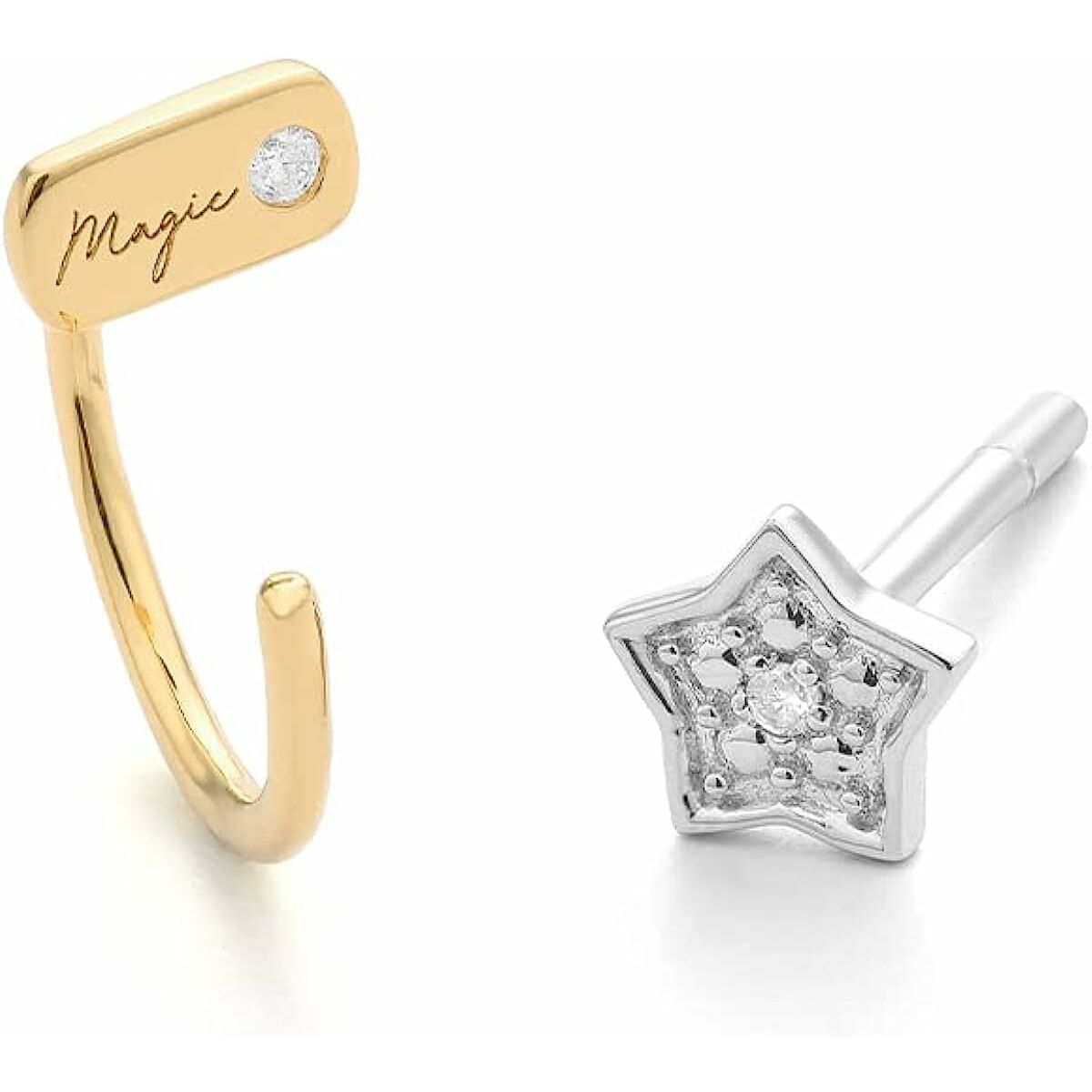 Ladies' Earrings Secrecy Sterling silver 1,5 cm -  Jewellery, Women -  Secrecy.
