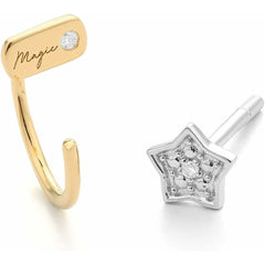 Ladies' Earrings Secrecy Sterling silver 1,5 cm -  Jewellery, Women -  Secrecy.