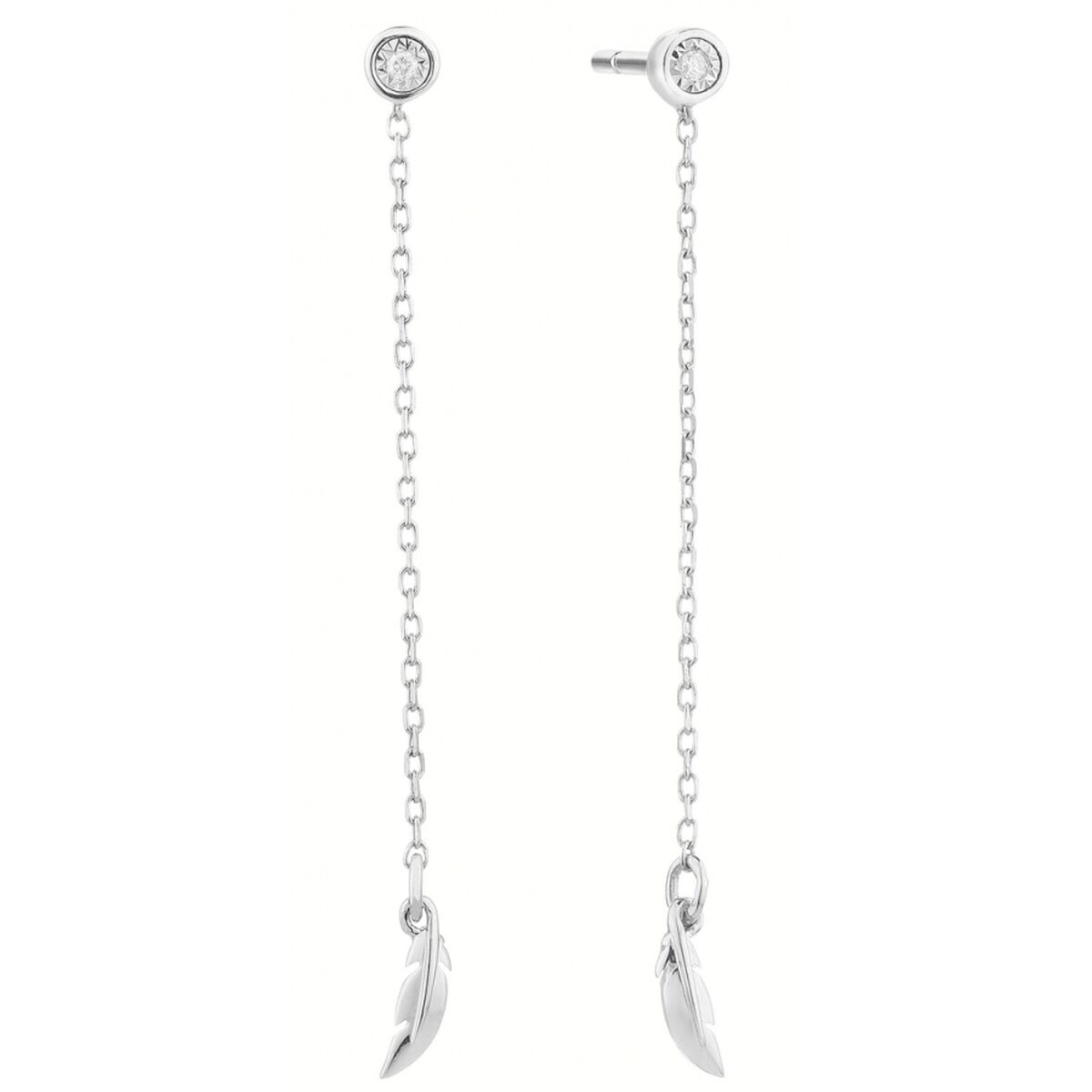 Ladies' Earrings Secrecy E8245CDAWA900 Sterling silver 5 cm -  Jewellery, Women -  Secrecy.