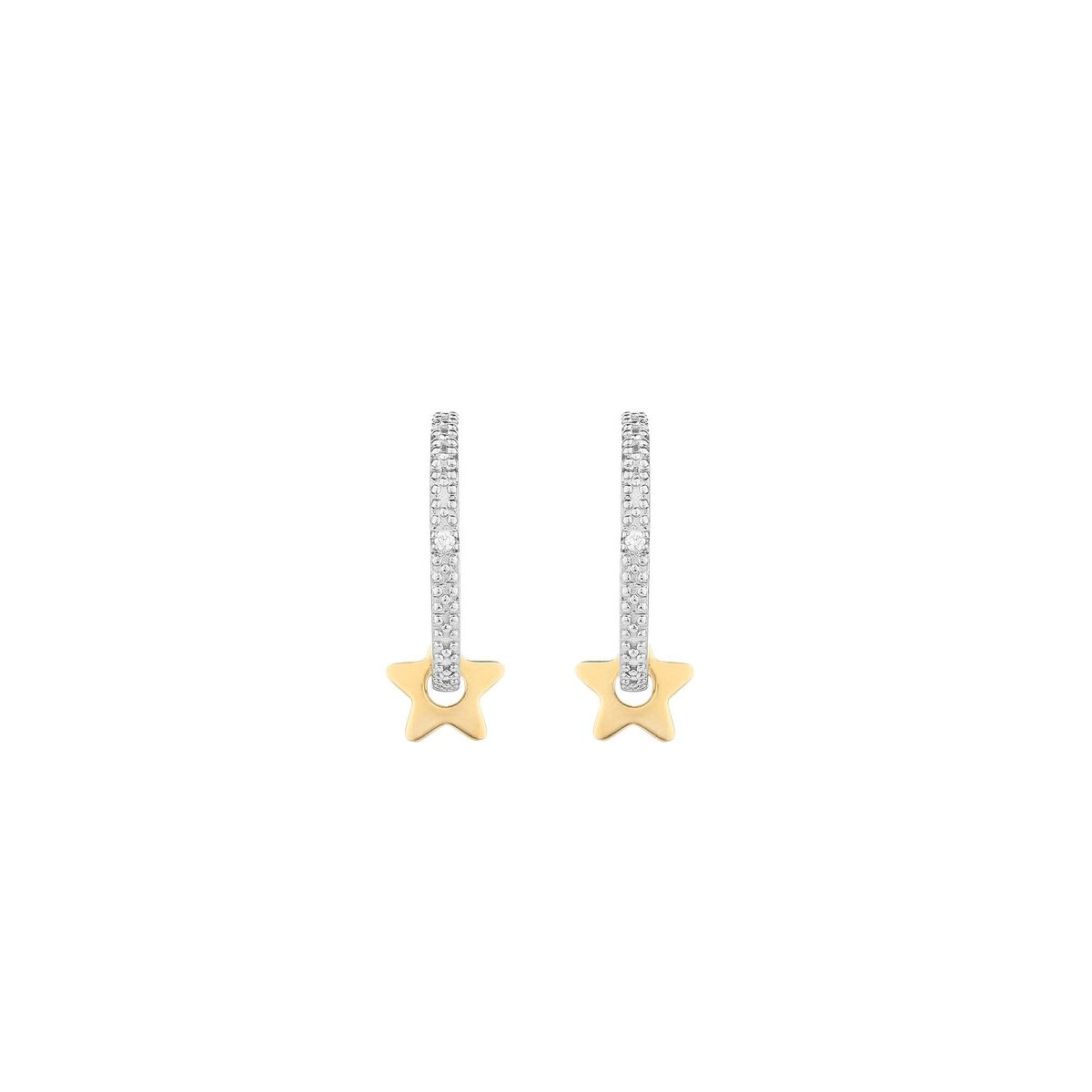 Ladies' Earrings Secrecy E8638CDAWW900 Sterling silver 2 cm -  Jewellery, Women -  Secrecy.