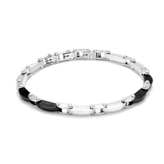 Men's Bracelet Radiant RH000003 Black Silver -  Jewellery, Men -  Radiant.