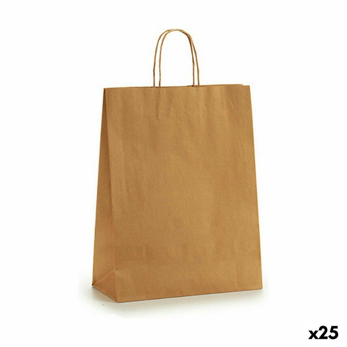 Paper Bag Pincello 32410 Brown 32 X 12 X 50 cm (25 Units) -  Office and stationery, Envelopes and postal supplies -  Pincello.