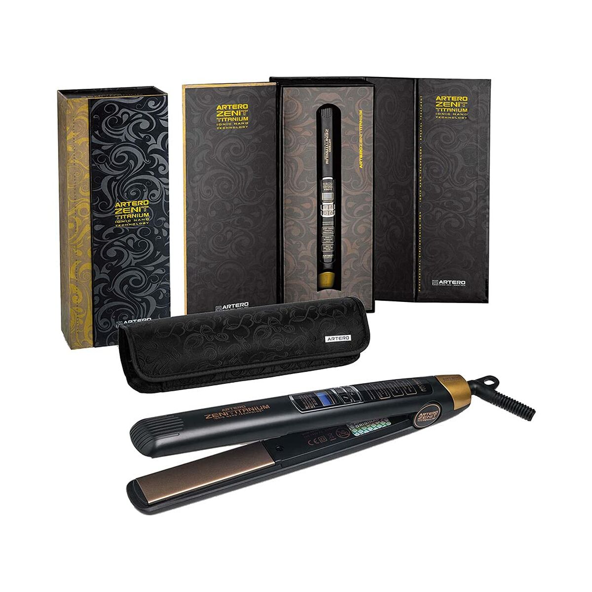 Hair Straightener Artero Zenit Ion Nano Titanium (1 Unit) -  Beauty, Hair care -  Artero.
