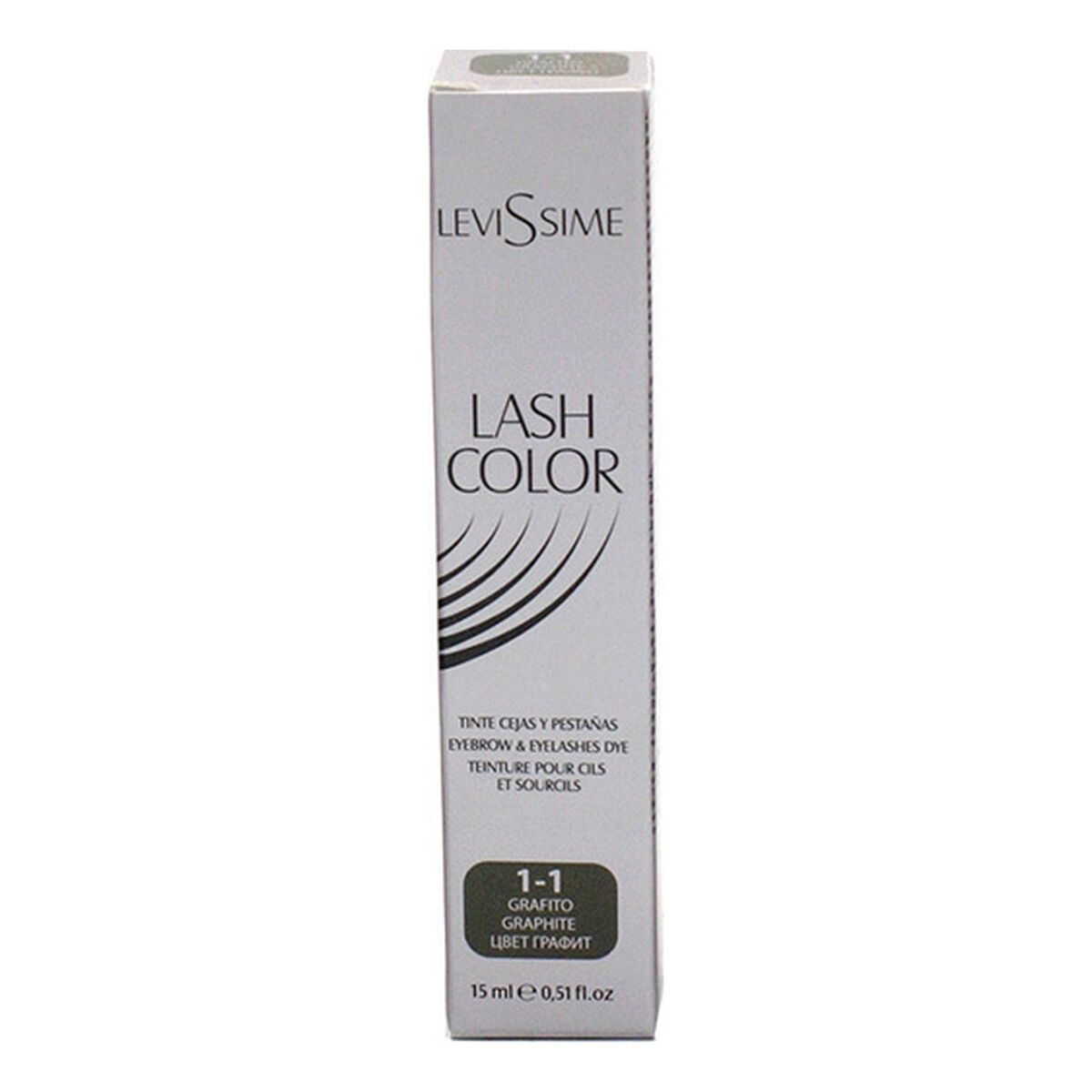 Eyelash Dye Levissime 1-1 Graphite (15 ml) -  Beauty, Make-up -  Levissime.