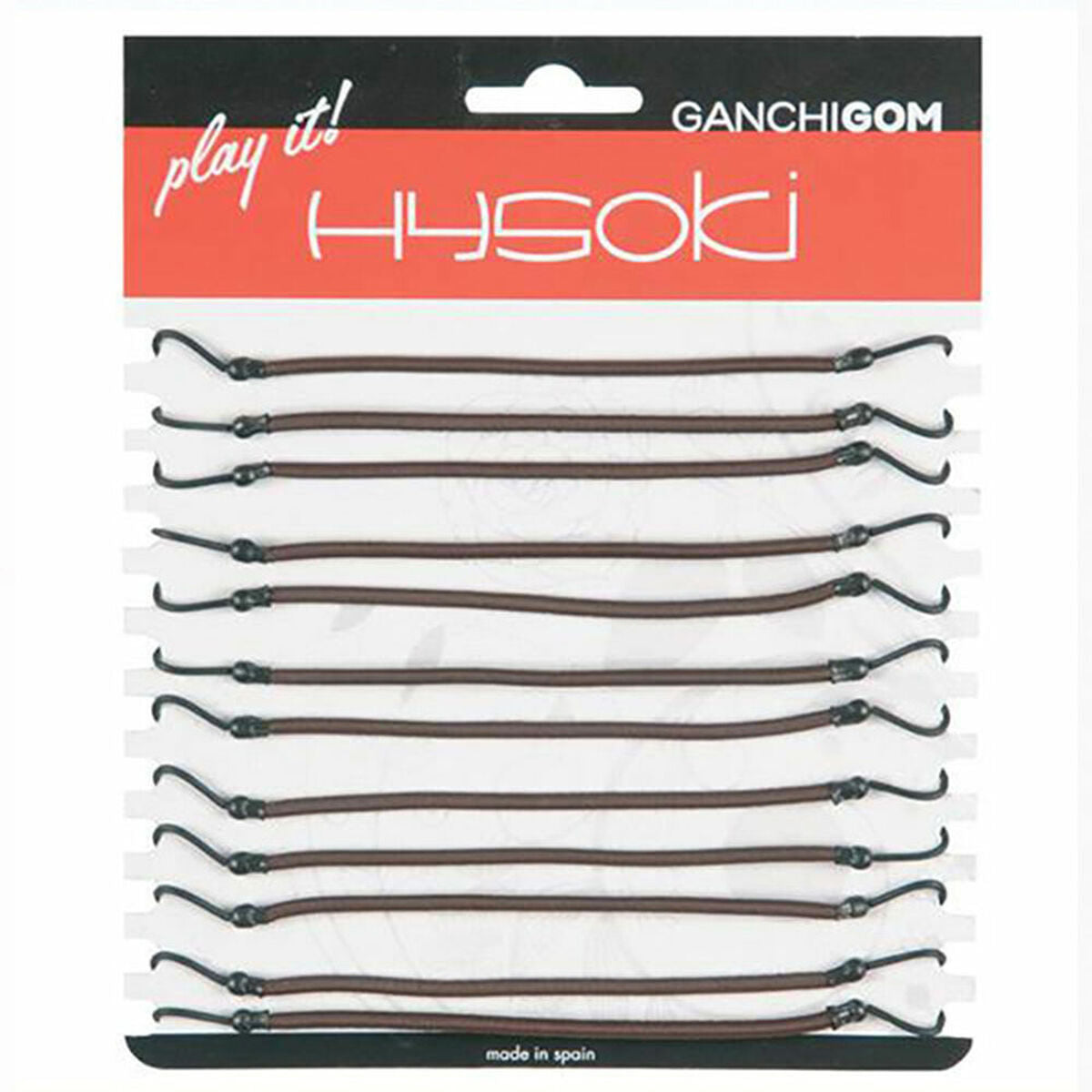 Rubber Hair Bands Hysoki Goma Con Brown Hook -  Beauty, Hair care -  Hysoki.