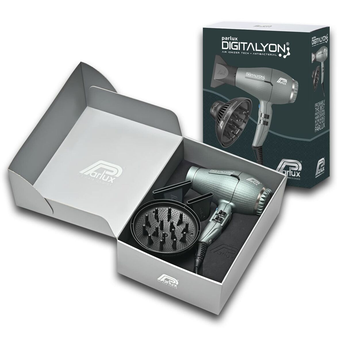 Hairdryer Parlux Digitalyon Grey 2400 W -  Beauty, Hair care -  Parlux.