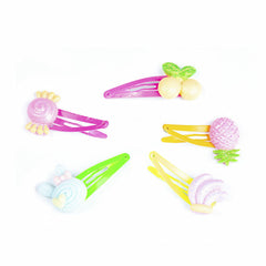 Hair Clips Inca   Fruits (5 Pieces) -  Clothing, Girls -  Inca.