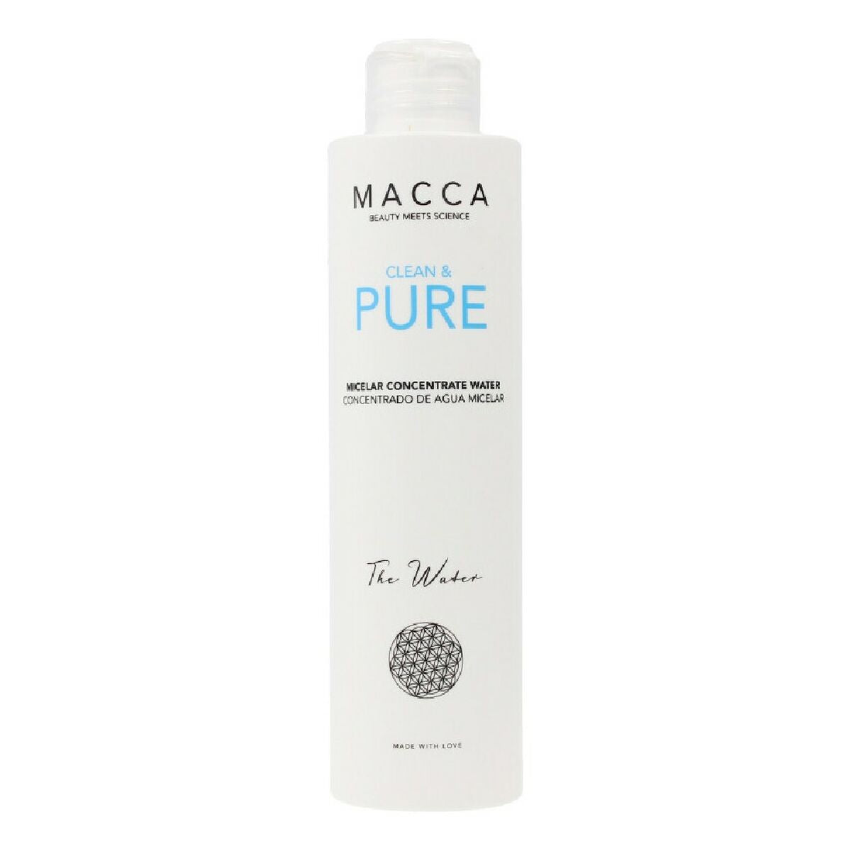 Make Up Remover Micellar Water Clean & Pure Macca Clean Pure Concentrated 200 ml -  Beauty, Skin care -  Macca.