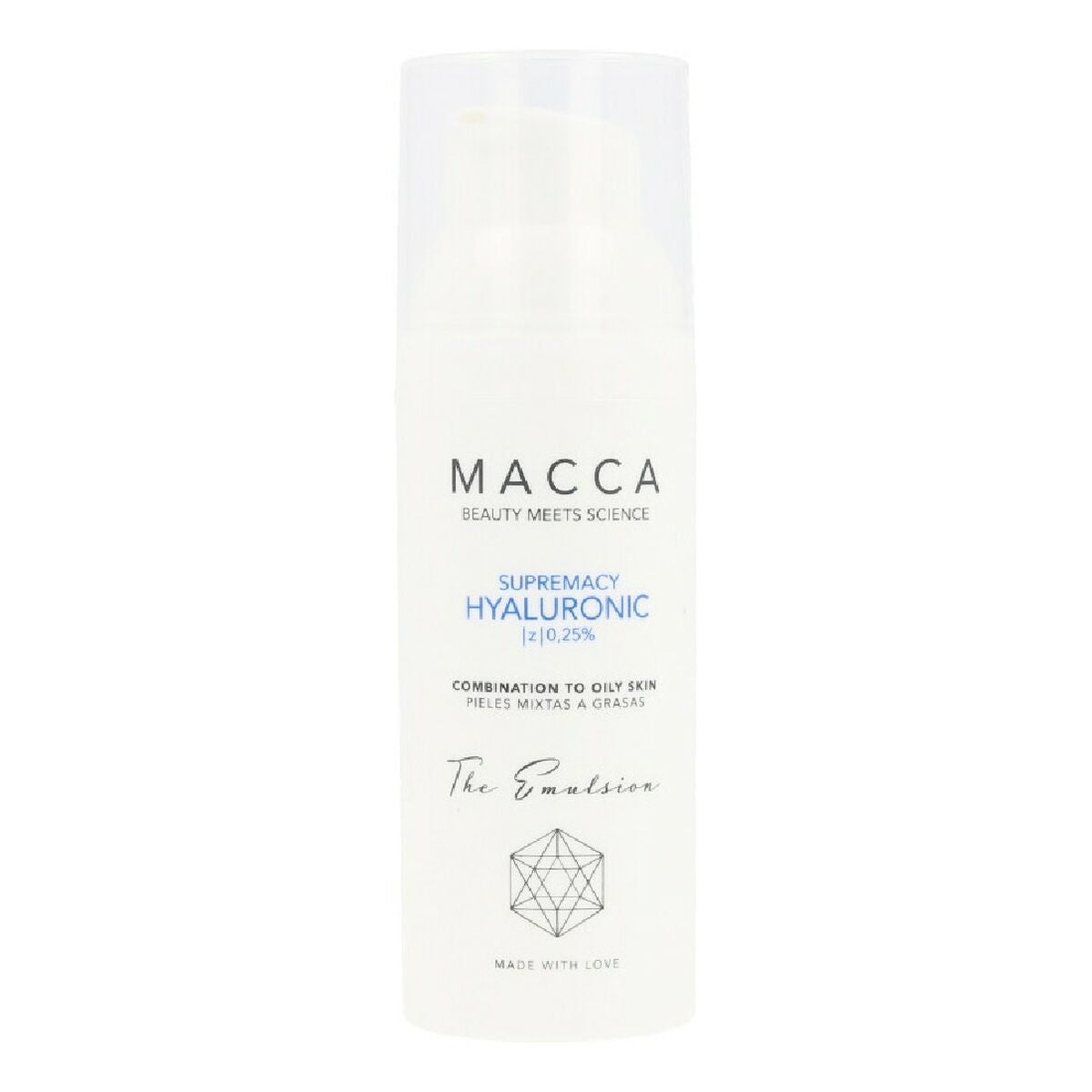 Intensive Moisturising Cream Supremacy Hyaluronic Macca 0,25% Hyaluronic Acid Combination Skin (50 ml) -  Beauty, Skin care -  Macca.