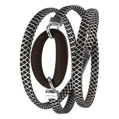 Ladies'Bracelet Panarea BM1N21 Black Silver (59 cm) -  Jewellery, Women -  Panarea.