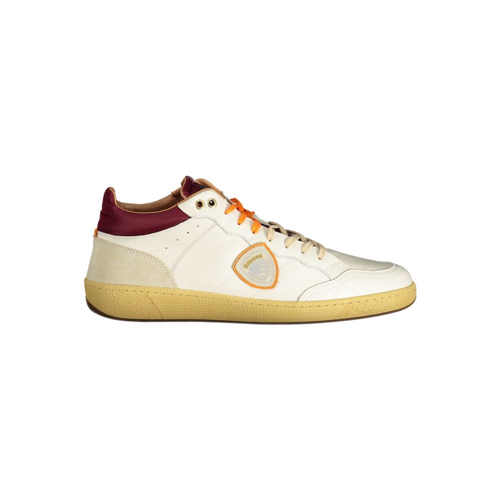 Blauer White Polyester Sneaker -   -  Blauer.