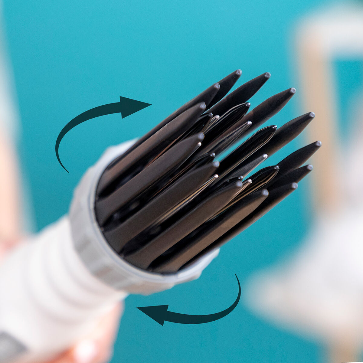 3-in-1 Drying, Styling and Curling Hairbrush Dryple InnovaGoods 550 W -  Beauty, Hair care -  InnovaGoods.