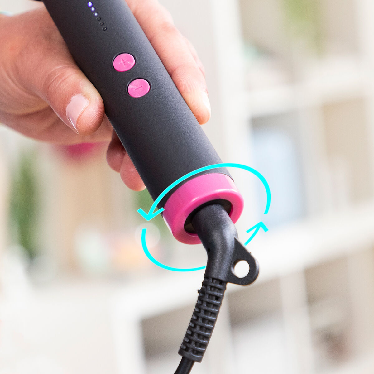 Ceramic Straightening Brush Cestrus InnovaGoods -  Beauty, Hair care -  InnovaGoods.