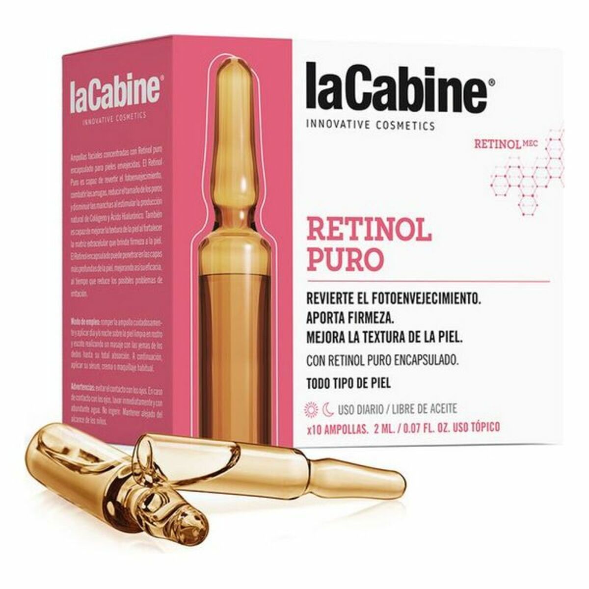 Ampoules Retinol Puro laCabine (10 x 2 ml) -  Beauty, Skin care -  laCabine.