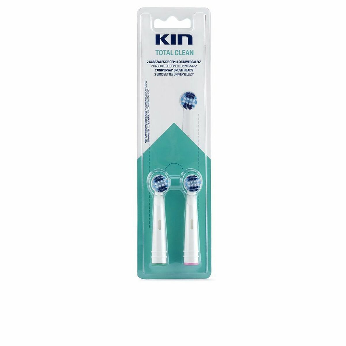Replacement Head Kin 1865113 Toothbrush 2 Units (2 uds) -  Health and personal care, Oral care -  Kin.