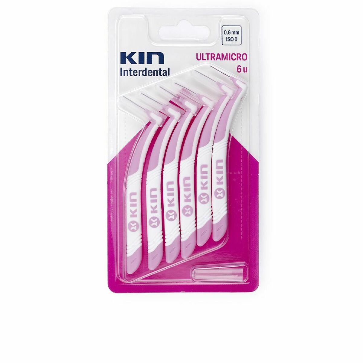 Interdental Toothbrush Kin Ultramicro 6 Units 0,6 mm -  Health and personal care, Oral care -  Kin.