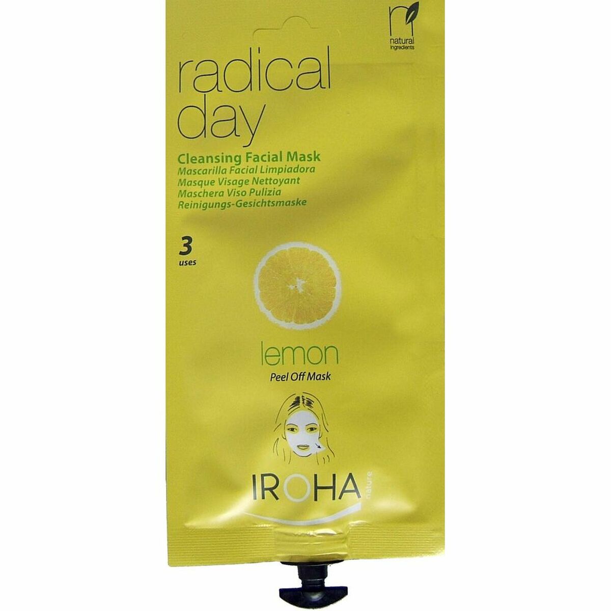 Facial Mask Peel Off Iroha IROHA55 Lemon -  Beauty, Skin care -  Iroha.