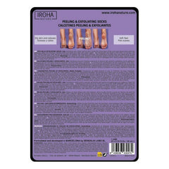 Moisturising Socks Peeling and Exfoliation Lavender Iroha IN/FOOT-3 (1 Unit) -  Beauty, Skin care -  Iroha.