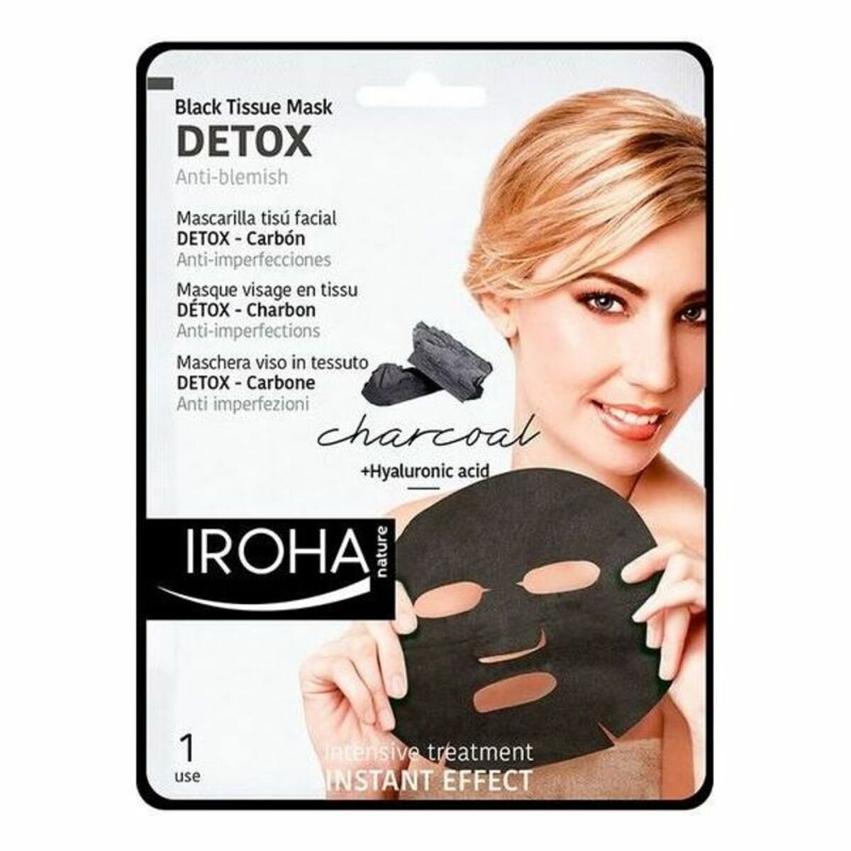 Cleansing Foam Detox Charcoal Black Iroha IROHA73 (1 Unit) -  Beauty, Skin care -  Iroha.