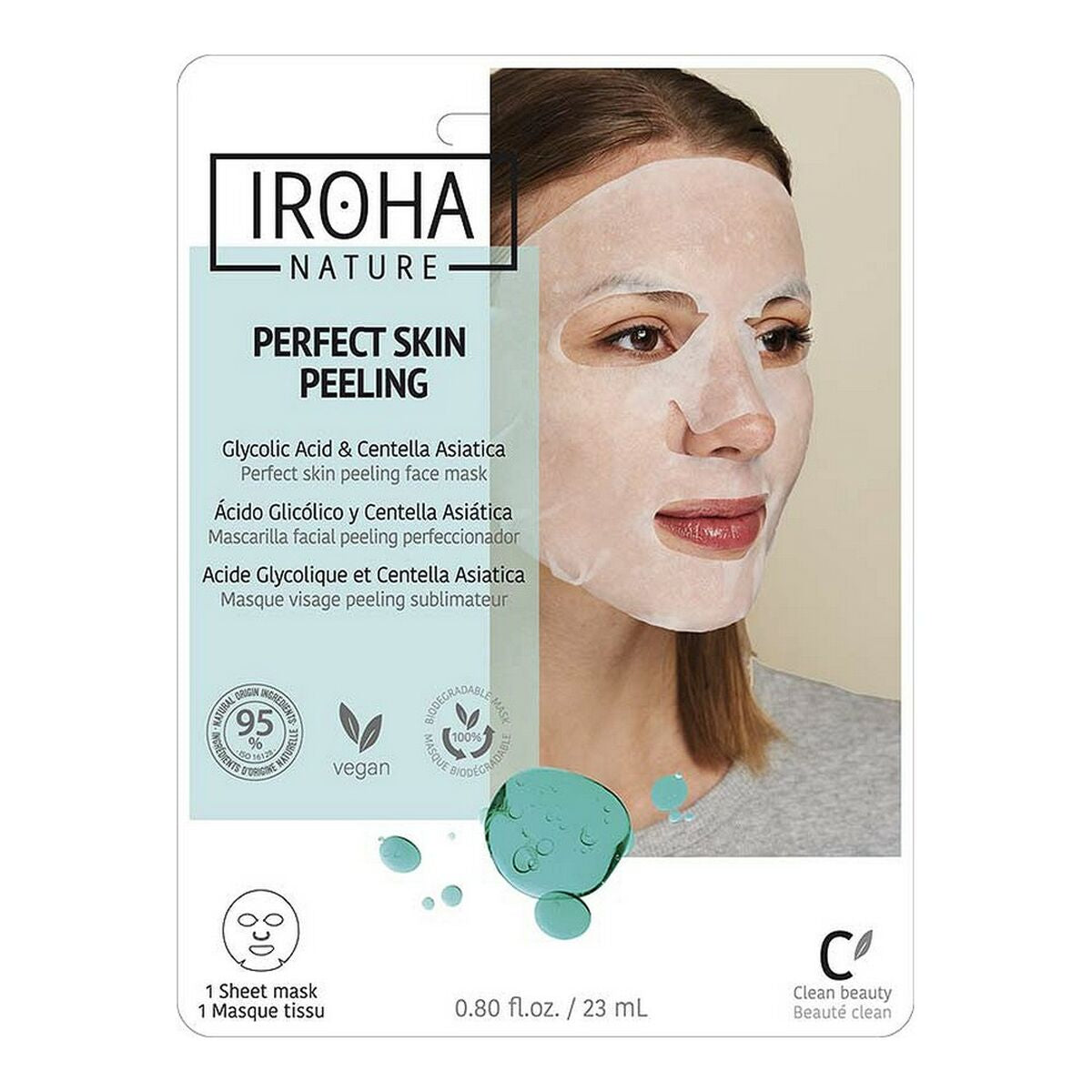Glycolic Peeling Mask Iroha Perfect Skin Peeling 23 ml -  Beauty, Skin care -  Iroha.