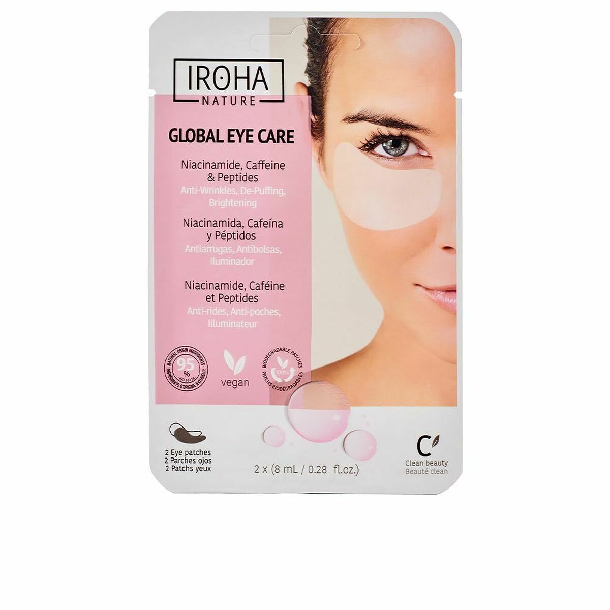 Mask for Eye Area Iroha Global Eye Care 2 Units -  Beauty, Skin care -  Iroha.