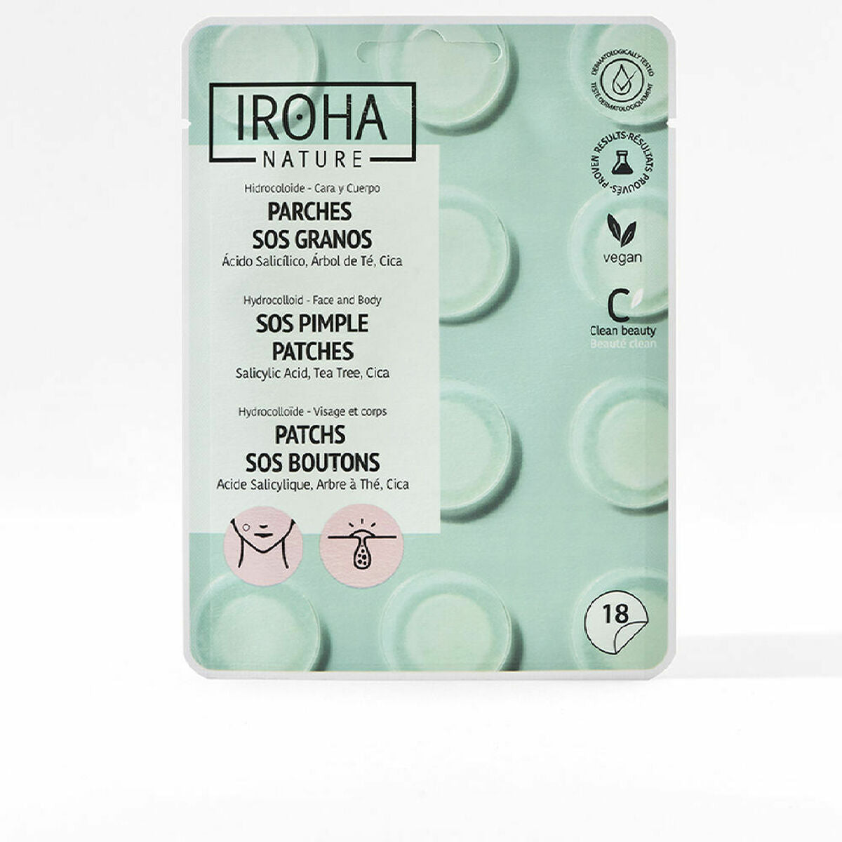 Pore Cleaning Strips Iroha Sos Anti-acne -  Beauty, Skin care -  Iroha.