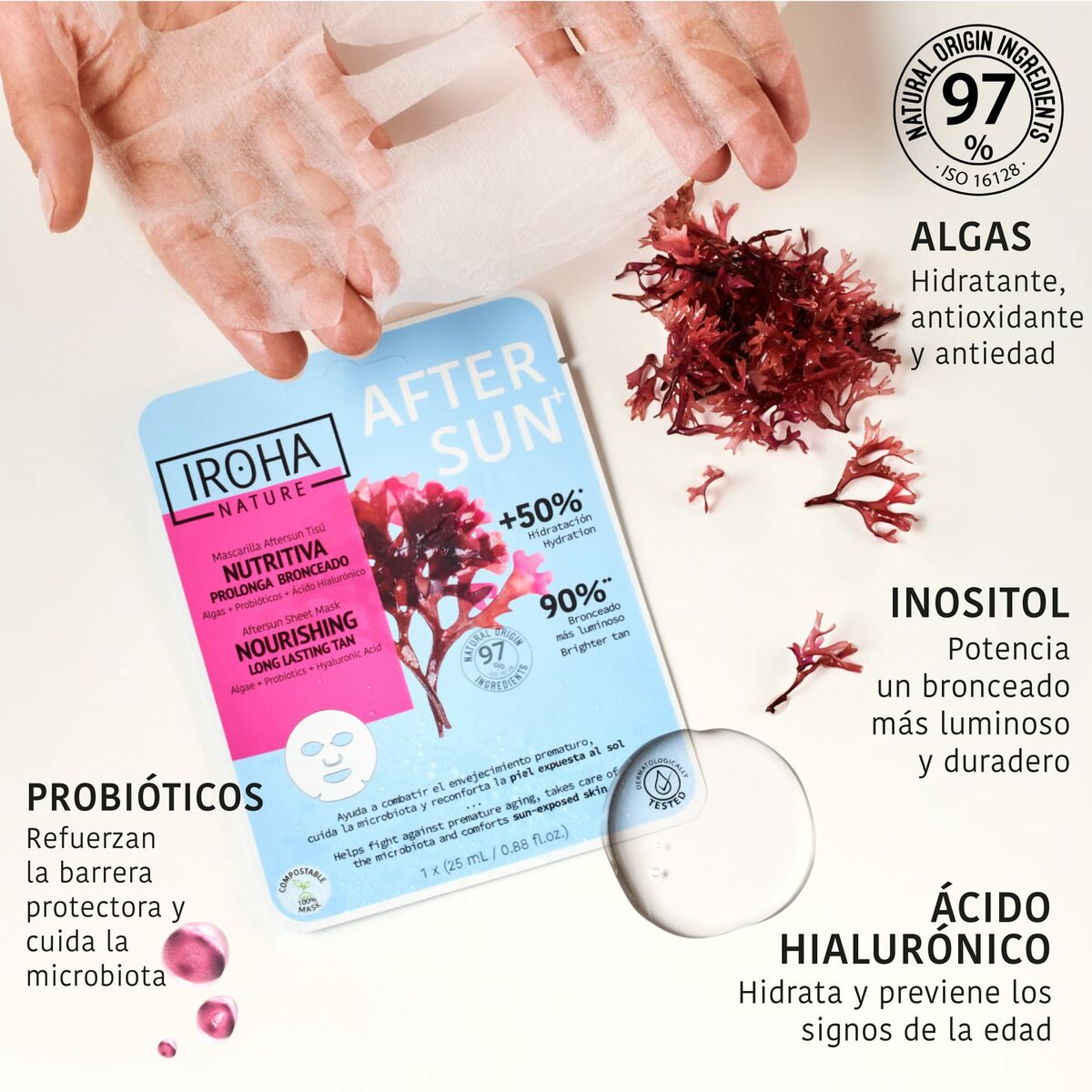 Facial Mask Iroha   Melon (1 Unit) -  Beauty, Skin care -  Iroha.