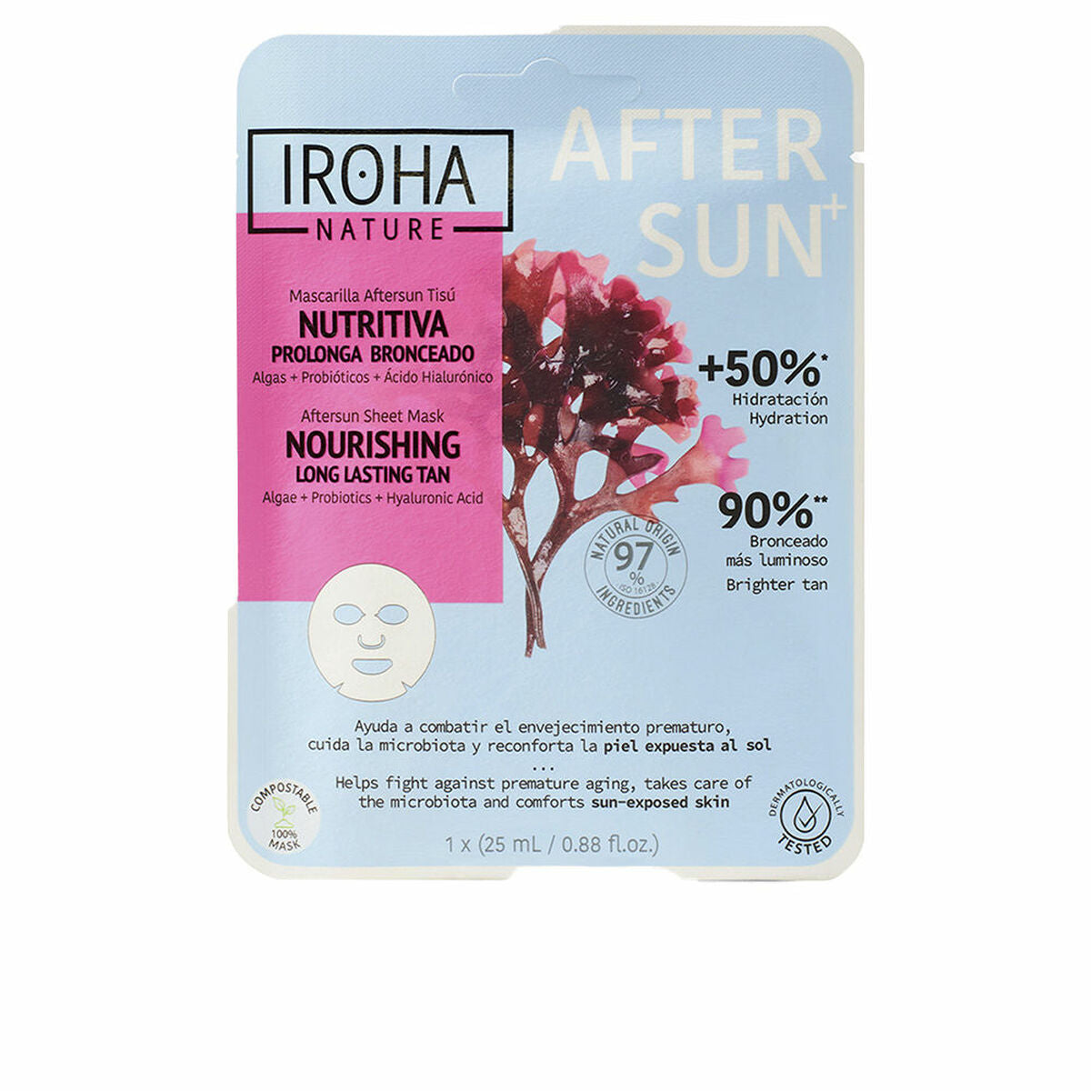 Facial Mask Iroha   Melon (1 Unit) -  Beauty, Skin care -  Iroha.