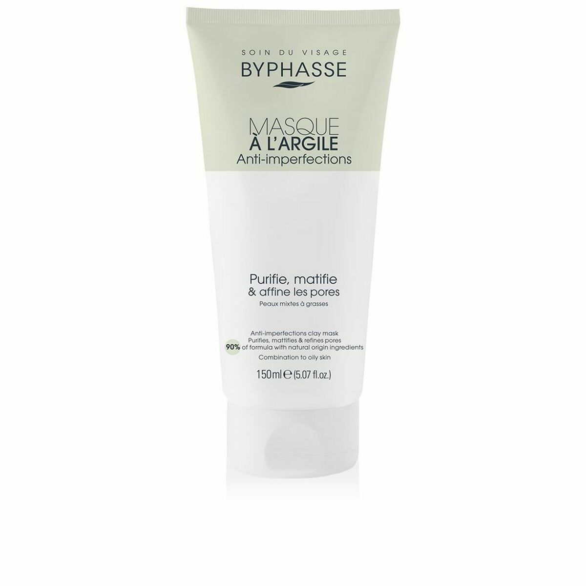 Facial Mask Byphasse Mascarilla De Arcilla Anti-imperfections Mattifying finish Clay 150 ml -  Beauty, Skin care -  Byphasse.