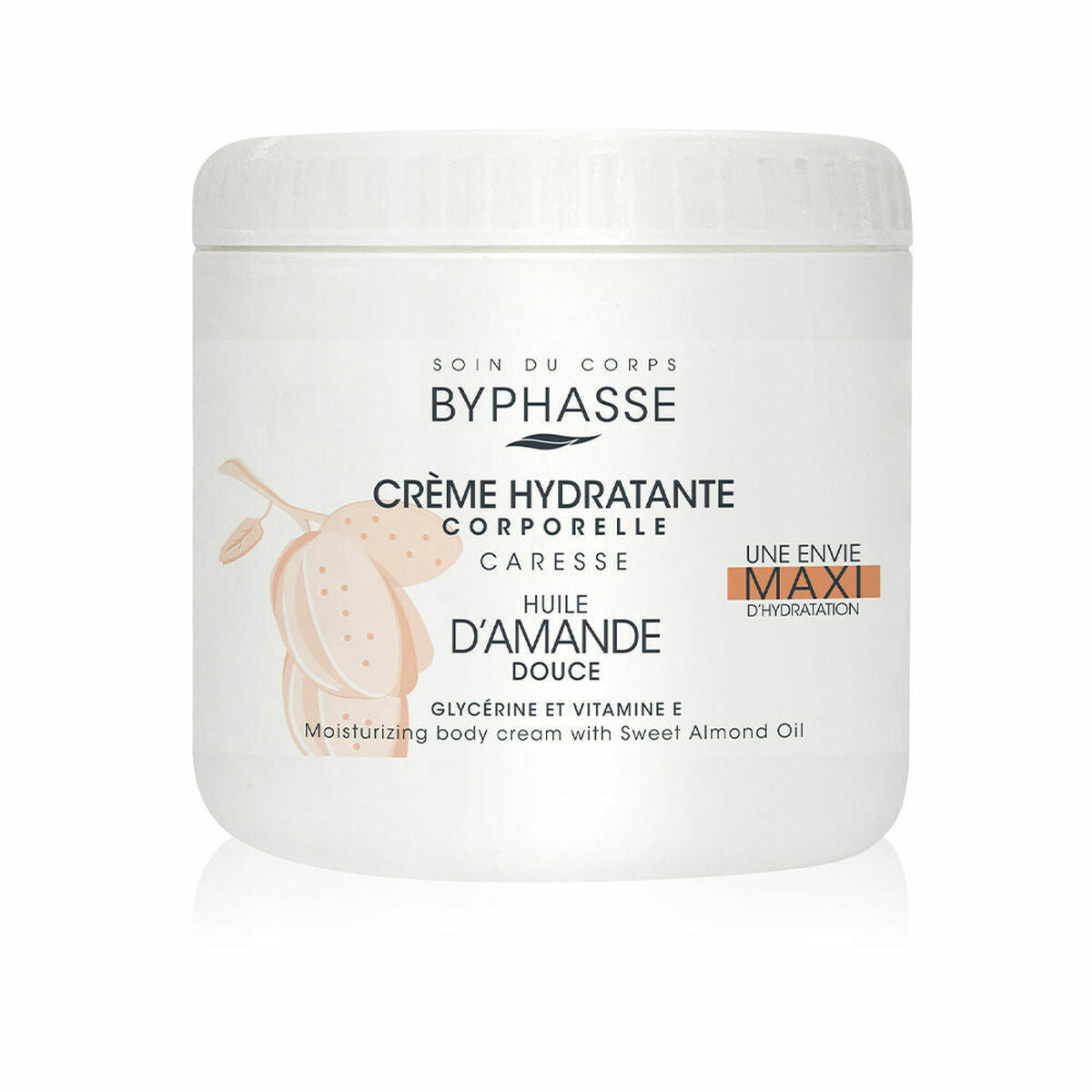 Moisturising Body Cream Byphasse Sweet Almond (500 ml) -  Beauty, Skin care -  Byphasse.