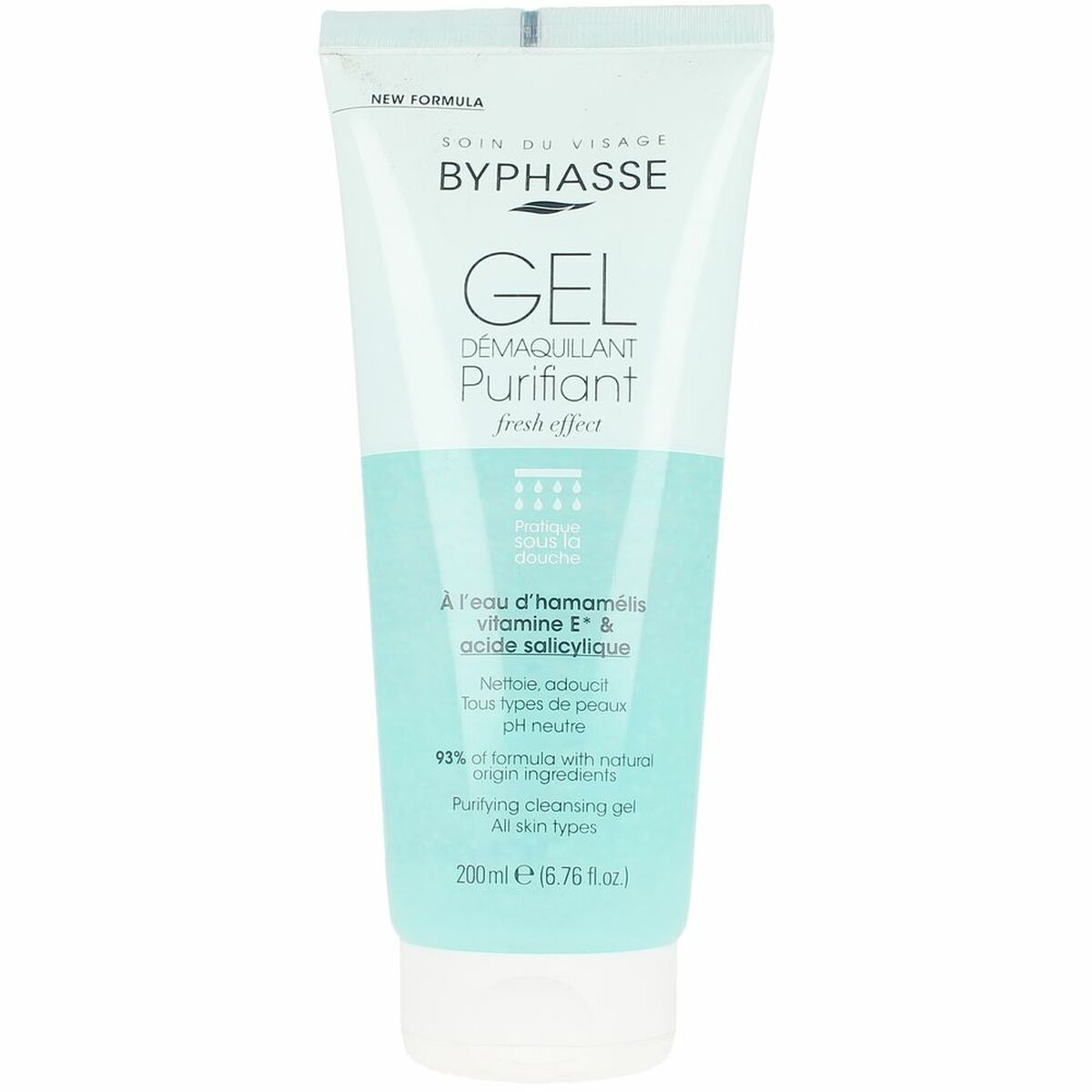 Facial Make Up Remover Gel Byphasse   Purifying 200 ml -  Beauty, Skin care -  Byphasse.